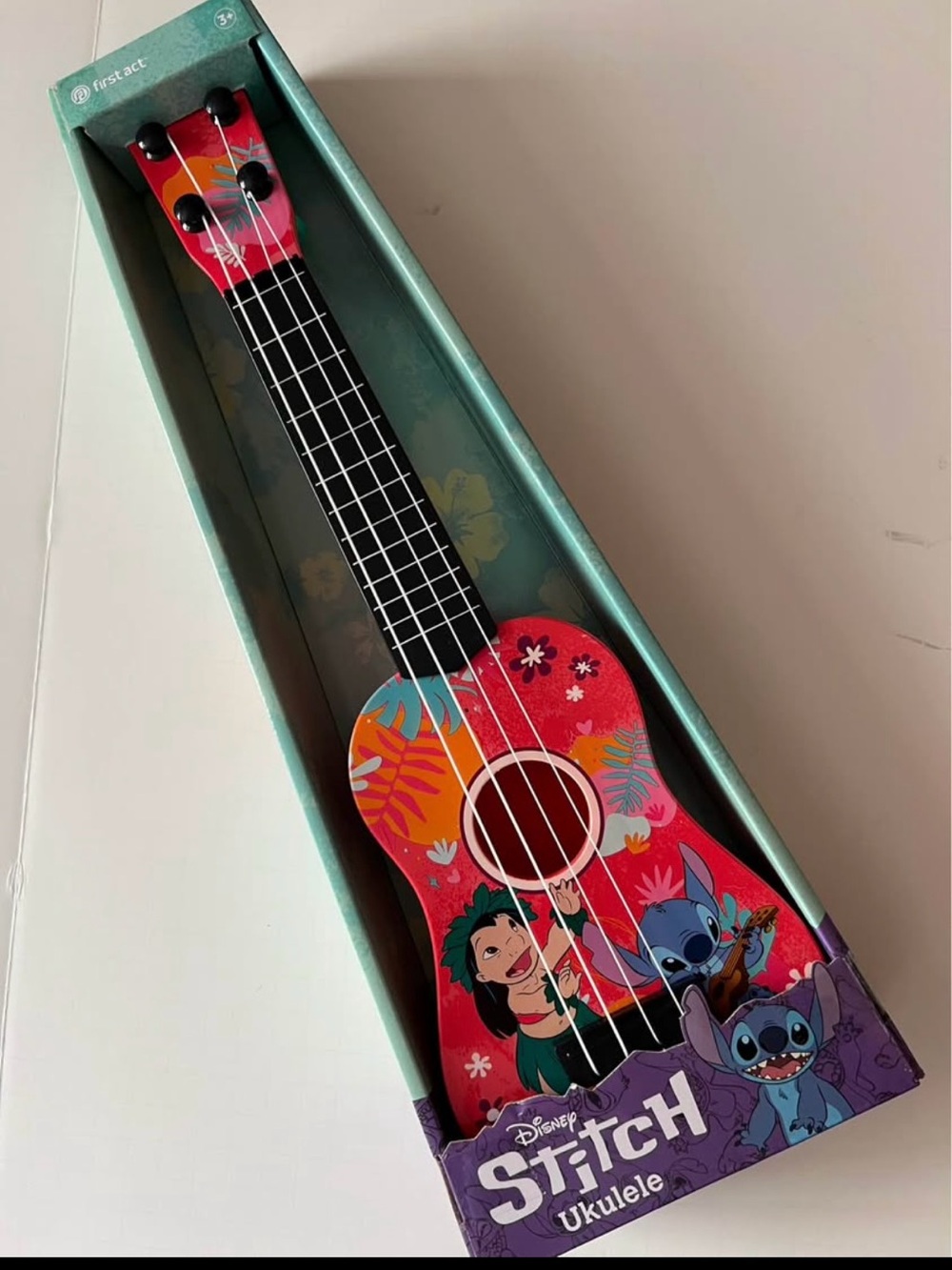 First Act Disney Stitch Ukulele Toy Tunable NEW